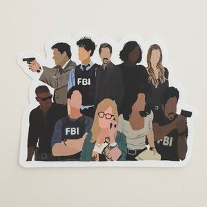 10/$10 Criminal Minds Cast Sticker